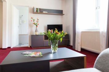 Wohnbereich Junior Suite Sporthotel Wernigerode
